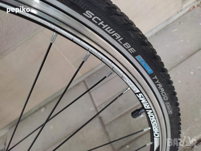 Продавам колела внос от Германия спортен алуминиев велосипед SHRISSON INTOURI 28 цола SHIMANO ACERA, снимка 9 - Велосипеди - 37529281