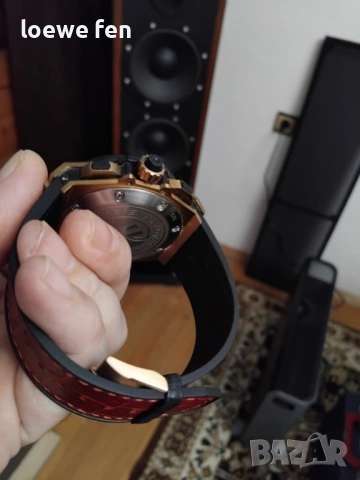 Hublot King Rose Gold 48мм Кварц, снимка 4 - Мъжки - 53197838