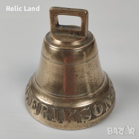 Бронзова камбана, снимка 3 - Антикварни и старинни предмети - 43867203