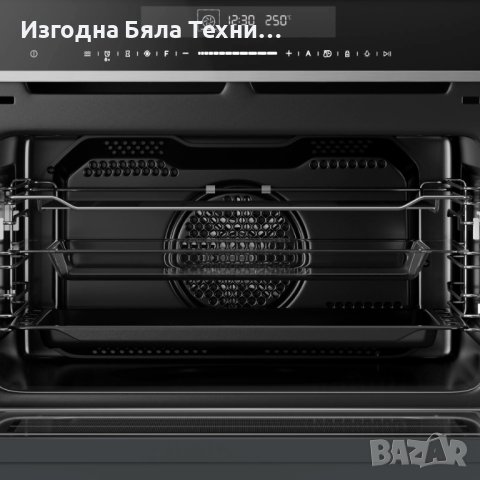 Фурна с микровълнова - 50 л - Ниша 45 см - Черна/неръжд Inventum IMC4535RT, снимка 6 - Печки, фурни - 43685076