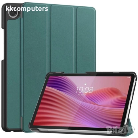Калъф за таблет Lenovo Tab One TB-305FU / Tab K9, 3-но сгъваем дизайн и Протектор, кожен - 6 цвята, снимка 5 - Калъфи, кейсове - 51995172