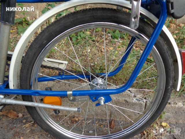 Ретро велосипед Балкан модел Сг 7 М  Пирин преходен модел произведен през 1984 година 100% оригинал, снимка 7 - Велосипеди - 37544937