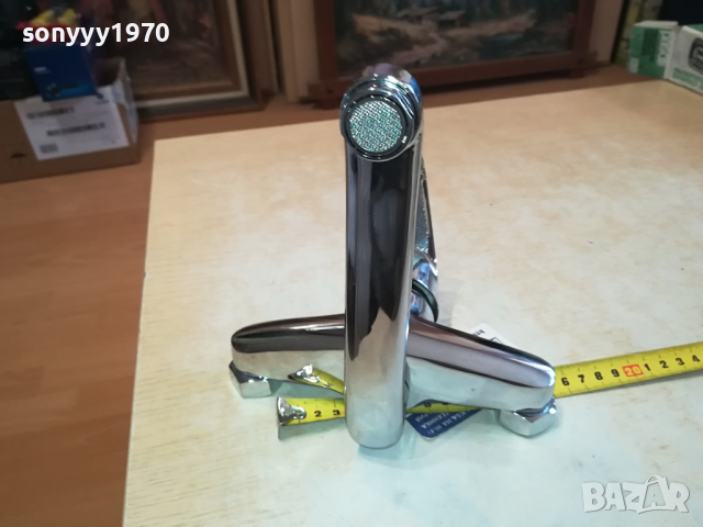 ЧЕШМА СМЕСИТЕЛ ЗА СТЕНА С ДОЛЕН ЧУЧУР 2103241110, снимка 4 - Смесители - 44874754