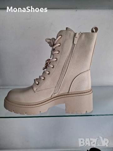 Дамски кожени боти , снимка 2 - Дамски боти - 53159967