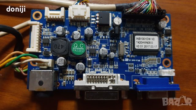motherboard -  Curved Monitor AD Board UD130 Rev 1.4  T-con - 65T53-C01 CTRL BD, снимка 8 - Части и Платки - 43973465