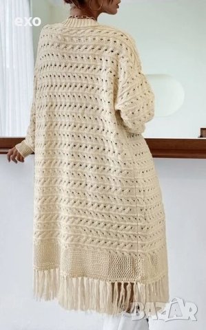 Елегантна  пролетно -есенна жилетка, Ефектна жилетка, Дълга жилетка, снимка 1