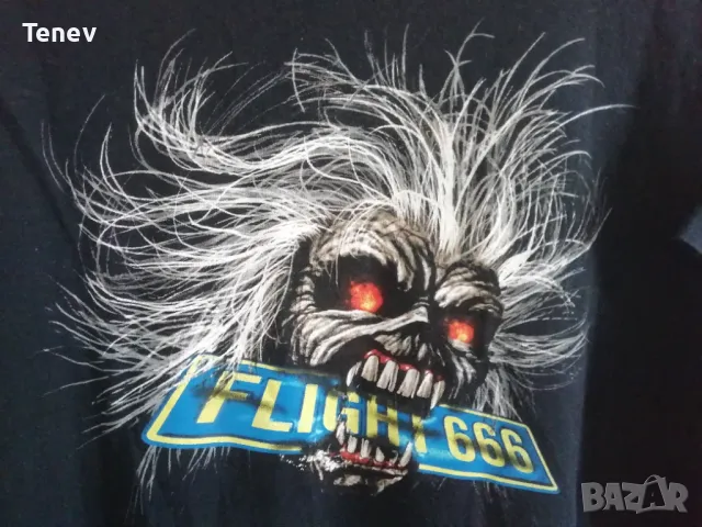 Iron Maiden Flight 666 2008 2009 Exclusive оригинална тениска размер М , снимка 8 - Тениски - 50130325