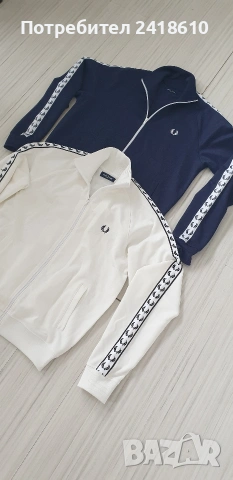 Fred Perry Full Zip Mens Size  M НОВО! ОРИГИНАЛ! Мъжки Горнища!, снимка 10 - Спортни дрехи, екипи - 53593515