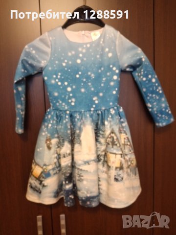 Коледна рокличка, снимка 4 - Детски рокли и поли - 43151113