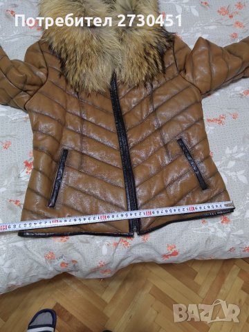 Кожено яке, снимка 4 - Якета - 29945420
