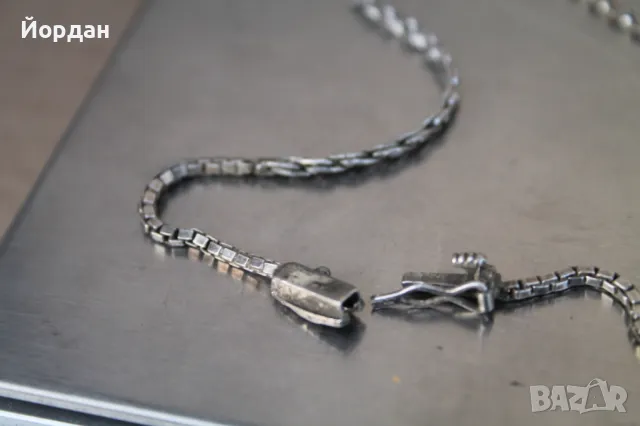 Сребърно дамско колие, снимка 9 - Колиета, медальони, синджири - 49532245