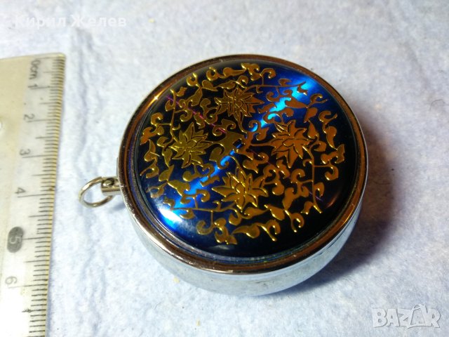 ПРЕКРАСНА МЕТАЛНА ДАМСКА ПУДРИЕРА с ОГЛЕДАЛЦЕ / КУТИЙКА За ХАПЧЕТА ДЖОБЕН МИНИ МОДЕЛ 41261, снимка 7 - Други - 43805568