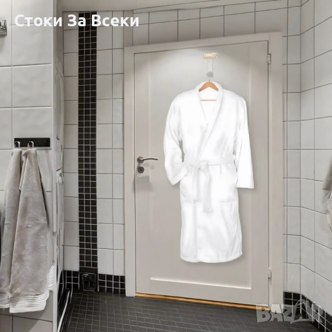 Дамски мек халат с връзки - класически комфорт, снимка 12 - Други - 53490768