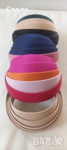 Диадеми за коса, аксесоари за глава, декорация, сатен, плат, метал, снимка 5 - Аксесоари за коса - 33394311