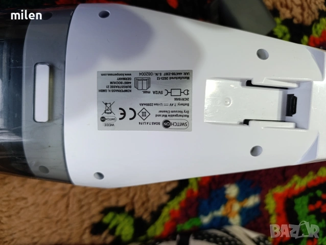 Продавам мини прахосмукачка Switch on, снимка 3 - Прахосмукачки - 53476400