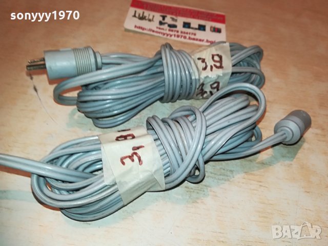 GRUNDIG GERMANY 2х3.9м кабели за колони 0604212046, снимка 6 - Тонколони - 32452071