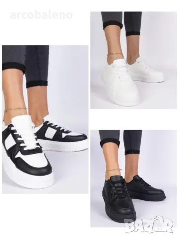 Дамски маратонки с дебела подметка Rossio, 3цвята 