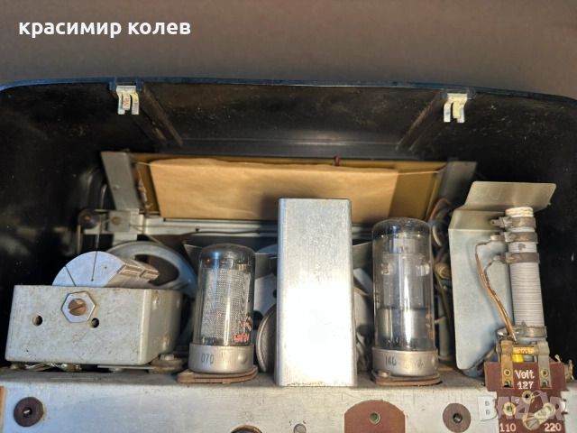 малко лампово радио "SCHAUB-Junior 50", снимка 11 - Антикварни и старинни предмети - 52664986