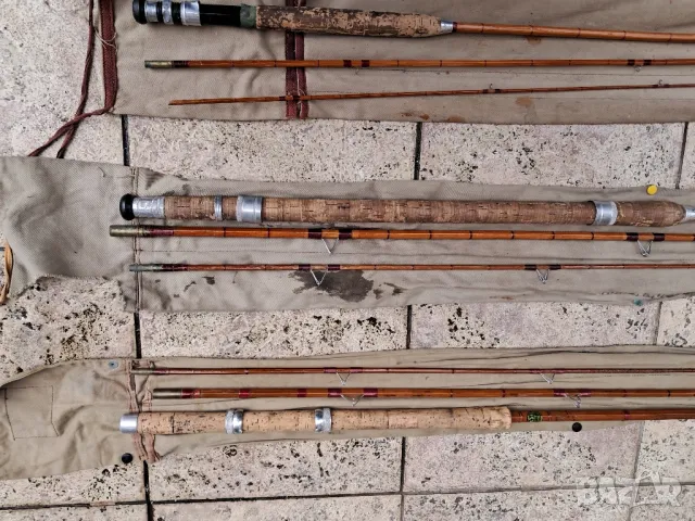 РЕТРОТО Е НА МОДА-УНИКАТИ,бамбуци лепени, снимка 8 - Въдици - 42879914