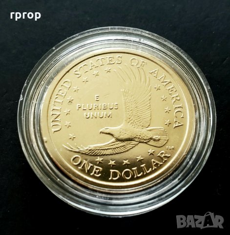 Оригинална монета.САЩ.. Един Американски долар 2000  г., снимка 2 - Нумизматика и бонистика - 32933049