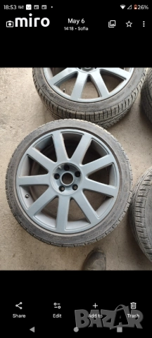 Зимни гуми с джанти за  Audi 235 40 18, снимка 3 - Гуми и джанти - 51554435