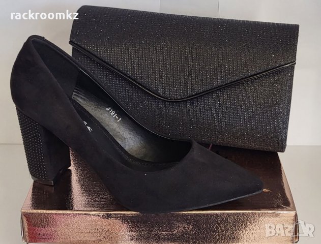 Елегантни дамски обувки на висок ток модел: 3191-1 black, снимка 5 - Дамски обувки на ток - 40132322