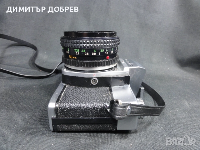 MINOLTA SRT100X SLR ФОТОАПАРАТ С ОБЕКТИВ MC ROKKOR PF 50mm 1:2, снимка 7 - Фотоапарати - 52495843