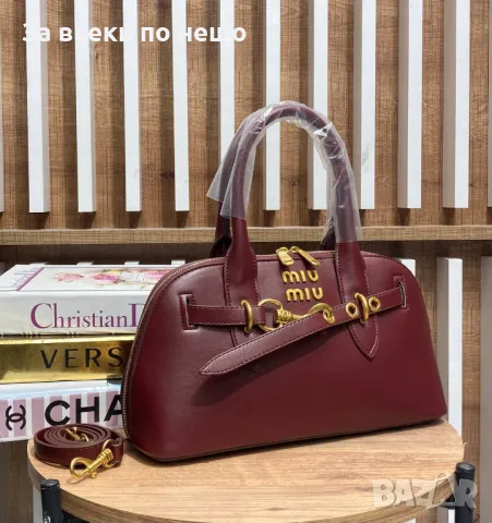 Miu Miu Дамска Чанта Миу Миу - Налични Различни Цветове Код D1879, снимка 2 - Чанти - 49159606