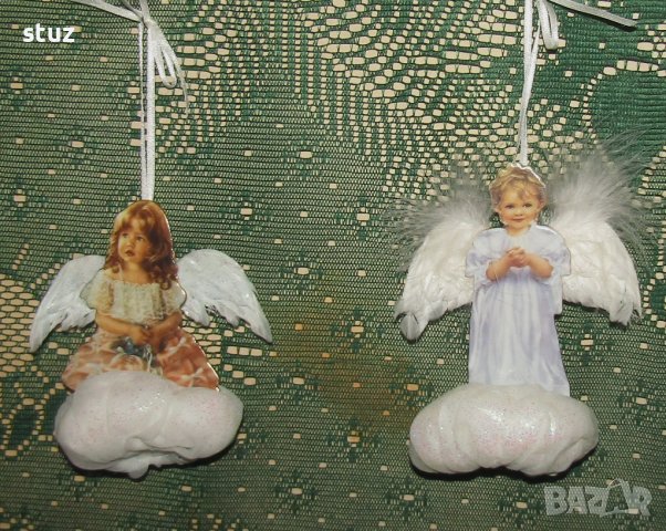 Порцеланови дизайнерски ангелчета, висулки, снимка 1 - Декорация за дома - 43329832