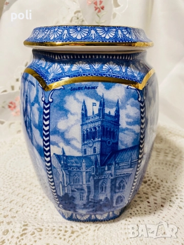 порцеланов буркан , снимка 4 - Антикварни и старинни предмети - 52584371