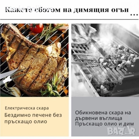 Електрическа скара Royalty Line RL-BGT2000 / RL-SBGT2000, 2000W, снимка 8 - Скари - 51646325