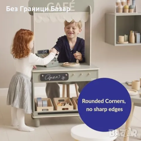 Нов Детски комплект касов апарат с монети и карта 12 части Играчка дете, снимка 5 - Образователни игри - 47272099