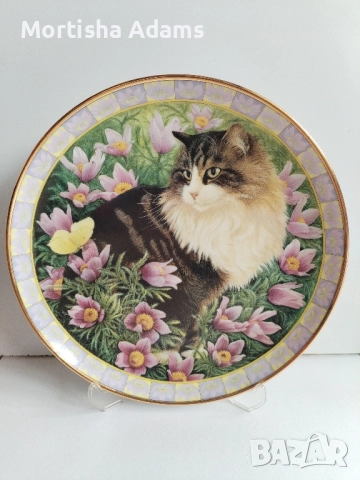 Колекционерска чиния- котка