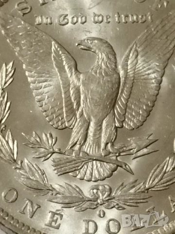 Морган долар 1884 О, снимка 3 - Нумизматика и бонистика - 53599511