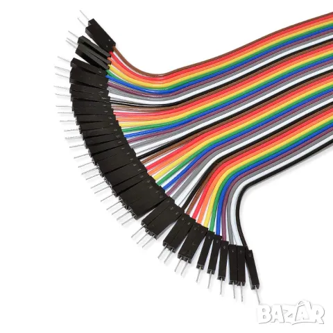 Джъмпери мъжки към мъжки 40 броя 20 сантиметра , снимка 4 - Друга електроника - 49582891