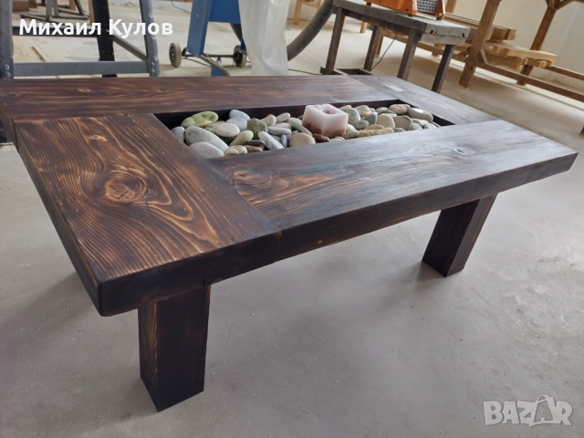 Бутикова холна маса от дърво, снимка 4 - Маси - 51435072