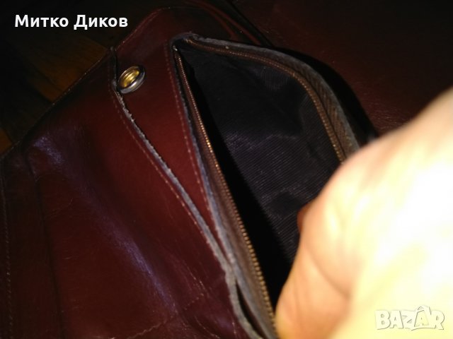 Чанта за ръка  235х160х55мм естествена кожа, снимка 6 - Чанти - 26664516