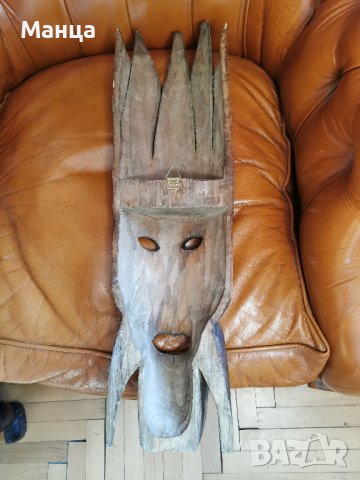 Африканска маска от Конго, снимка 4 - Антикварни и старинни предмети - 43350018