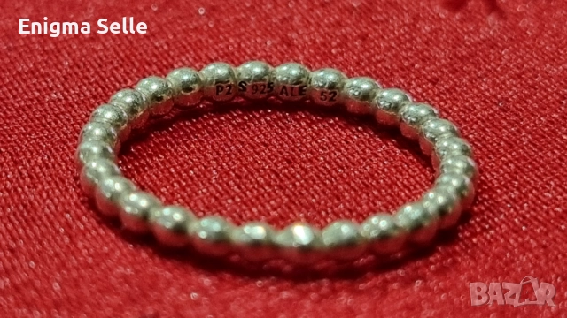 Сребърен пръстен Pandora , снимка 2 - Пръстени - 52514007