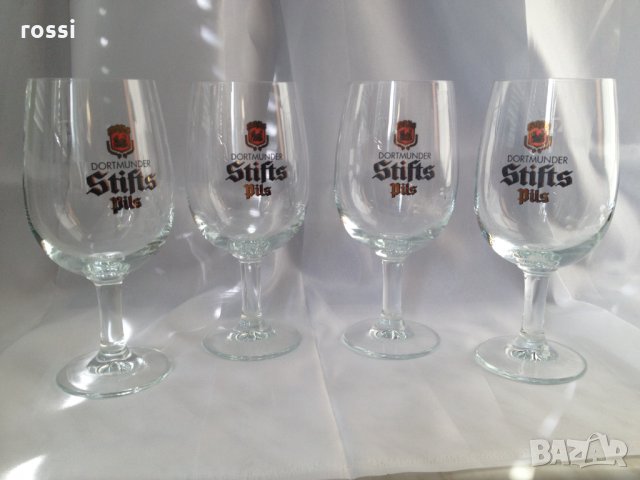 "STIFTS Pils" Старинни немски чаши за бира 0,4 l чаша, снимка 2 - Колекции - 26694977