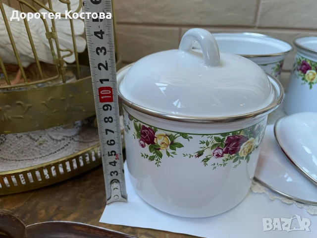 ROYAL ALBERT красиви метални тенджерки от Англия, снимка 8 - Антикварни и старинни предмети - 50812214