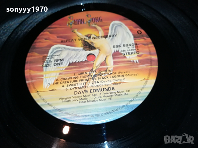 ПОРЪЧАНА-DAVE EDMUNDS-MADE IN ENGLAND 1804221816, снимка 10 - Грамофонни плочи - 36499144