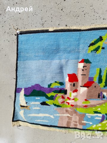 Стар гоблен #7, снимка 3 - Антикварни и старинни предмети - 39782291