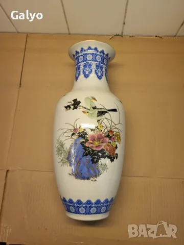 Красива антична Азиатска Ваза 35см, снимка 2 - Вази - 50382980