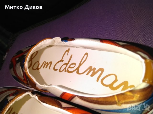 Sam Edelman  Сам Еделман оригинални маркови  женски кецове №38 стелка 24см нови, снимка 4 - Кецове - 40727427