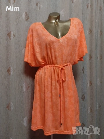 XL Оранжева,къса рокля 
