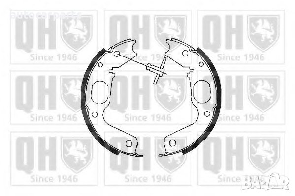 Комплект спирачна челюст, ръчна спирачка за Мицубиши Паджеро / MITSUBISHI Pajero, снимка 3 - Части - 43489776