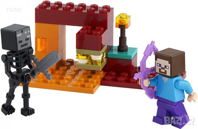 НОВИ! LEGO® 30331 Minecraft The Nether дуел, снимка 2 - Конструктори - 38573408