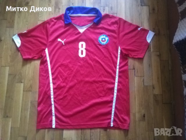 Футболна тениска на Чили Артуро Видал №8 размер М, снимка 1 - Футбол - 40000133