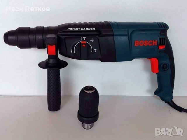 Перфоратор Къртач Bosch 2-26 + допълнителен патронник, снимка 3 - Други инструменти - 37249787